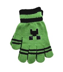 Javoli детские перчатки Minecraft C54888 01, зелёный цена и информация | Шапки, перчатки, шарфы для мальчиков | 220.lv