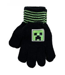 Javoli детские перчатки Minecraft C54888 02, черный  цена и информация | Шапки, перчатки, шарфы для мальчиков | 220.lv
