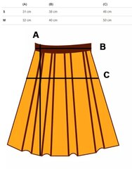 Короткая хипстерская мини-юбка с рюшами цена и информация | Юбки | 220.lv