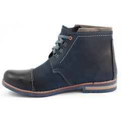 Vīriešu ziemas zābaki zābaki zābaki 120 Navy Blue 2395-P cena un informācija | Vīriešu kurpes, zābaki | 220.lv