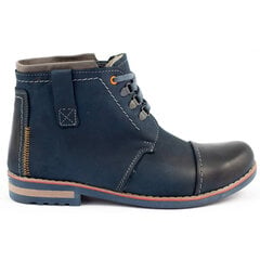 Vīriešu ziemas zābaki zābaki zābaki 120 Navy Blue 2395-P cena un informācija | Vīriešu kurpes, zābaki | 220.lv