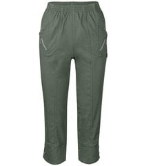 Тонкие, эластичные брюки, длина 3/4. цена и информация | Женские брюки | 220.lv