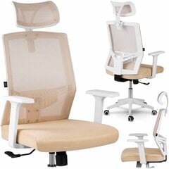 Biroja krēsls ar mikrotīklu, Rotar, bēšs цена и информация | Офисные кресла | 220.lv