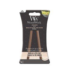 WoodWick Auto Reeds Refill Vanilla & Sea Salt - Replacement car incense sticks цена и информация | Освежители воздуха для салона | 220.lv