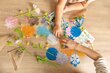 Komplekts ar mini podiņiem Creative Florist Ziedu vednis cena un informācija | Attīstošās rotaļlietas | 220.lv