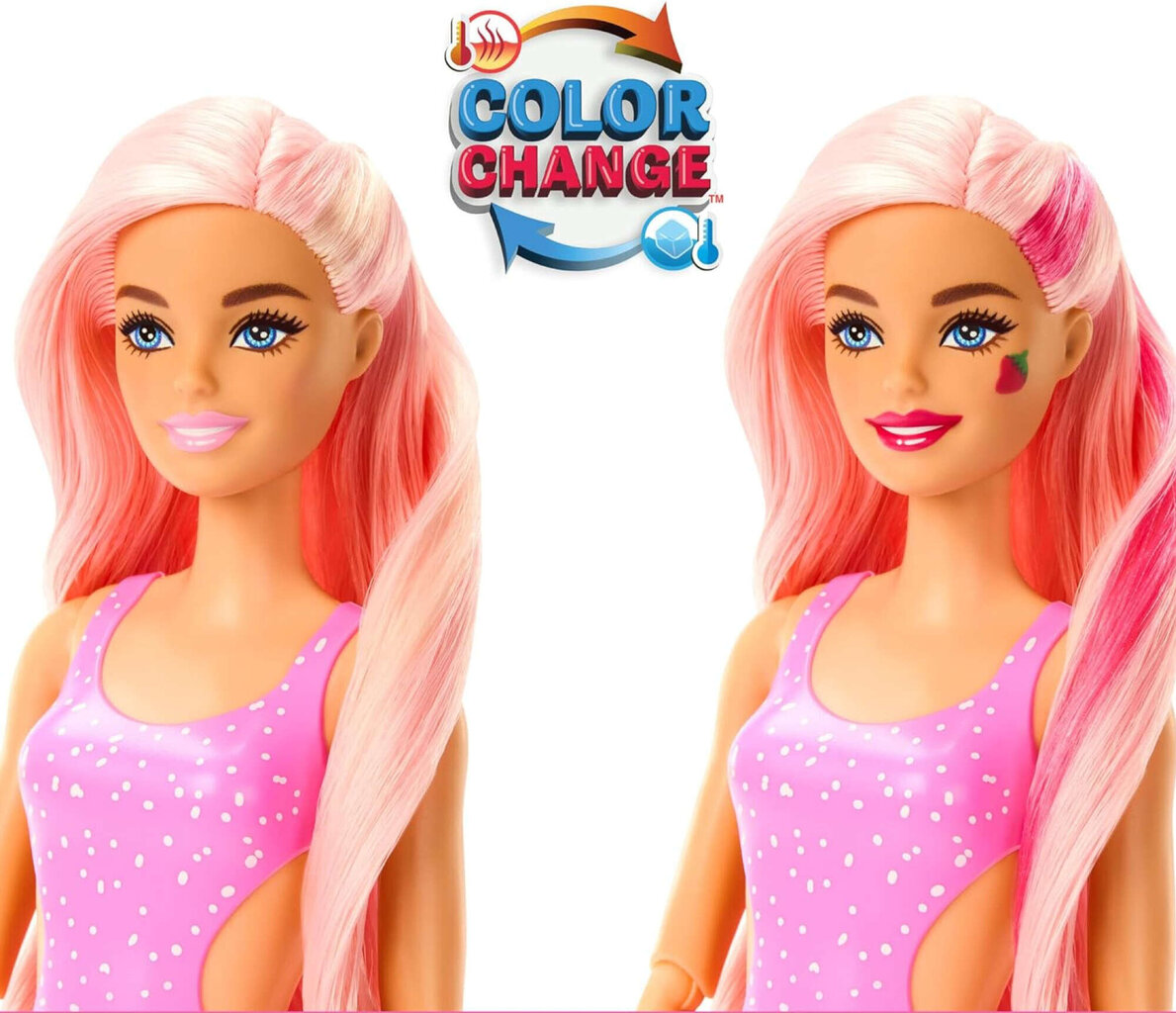 Leļļu komplekts zemeņu citrons Barbie Pop Reveal Fruit Series cena un informācija | Rotaļlietas meitenēm | 220.lv