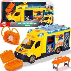 Glābšanas transportlīdzeklis Interaktīvā ātrā palīdzība + piederumi Gaisma Skaņa cena un informācija | Dickie toys Rotaļlietas, bērnu preces | 220.lv