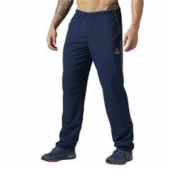 Garās sporta bikses Reebok Workout Ready Tumši zils Vīriešu cena un informācija | Sporta apģērbs vīriešiem | 220.lv