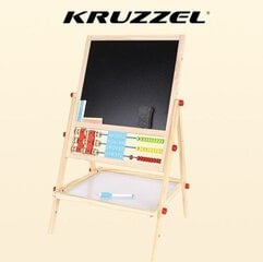 Двусторонняя доска для рисования Kruzzel цена и информация | Развивающие игрушки | 220.lv