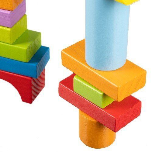 Koka kluču komplekts Kruzzel, 100 gab. cena un informācija | Attīstošās rotaļlietas | 220.lv