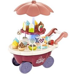 Rotaļlietu saldējuma grozs/veikals ar piederumiem Kruzzel цена и информация | Игрушки для девочек | 220.lv