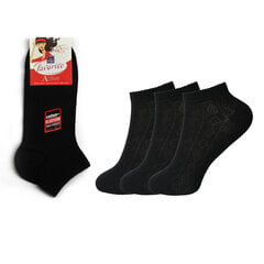 Женские короткие носки Bisoks, 22193 чёрные, 3 пары цена и информация | Женские носки | 220.lv