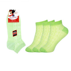 Женские короткие носки Bisoks, 22193 зелёные, 3 пары цена и информация | Женские носки | 220.lv
