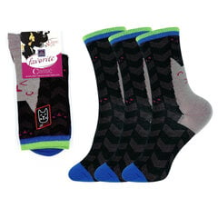 Женские носки Bisoks 22129, чёрные, 3 пары цена и информация | Женские носки | 220.lv
