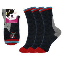 Женские носки Bisoks 22129, чёрные, 3 пары цена и информация | Женские носки | 220.lv