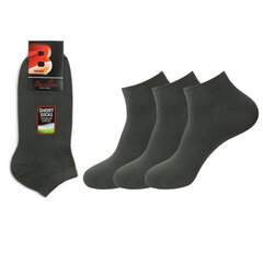 Мужские короткие носки Bisoks 12301 хаки, 3 пары цена и информация | Мужские носки | 220.lv