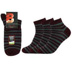 Мужские носки Bisoks 12335 бордовые, 3 пары цена и информация | Мужские носки | 220.lv