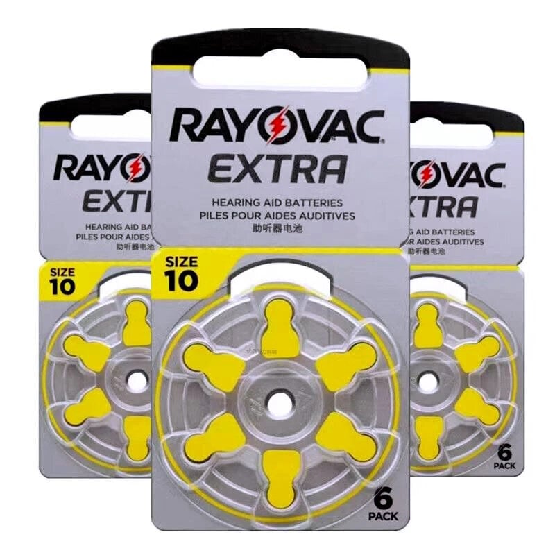 Rayovac Extra PR70 (10) baterijas dzirdes aparātiem , 18 gab. cena un informācija | Baterijas | 220.lv