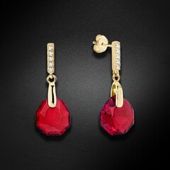 Серьги Diamond Sky "Калатея (Scarlet)" с кристаллами Swarovski™ DS02A626 цена и информация | Серьги | 220.lv