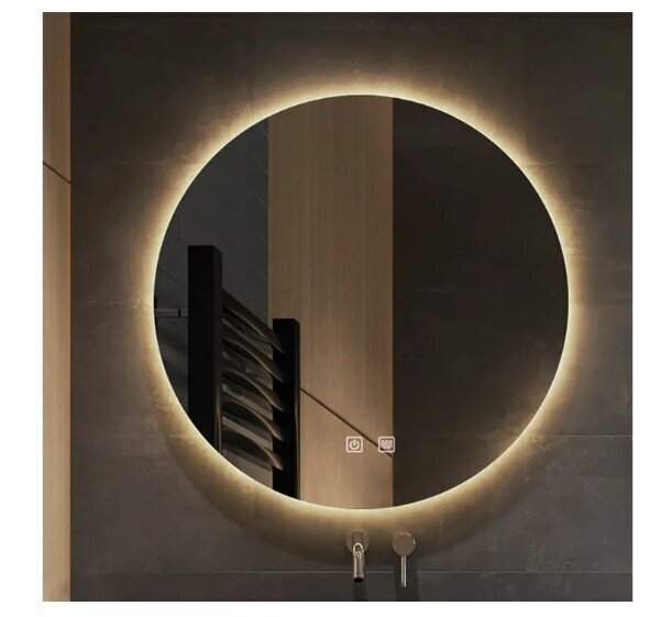 LED sienas spogulis 60cm HZJ060 цена и информация | Spoguļi | 220.lv
