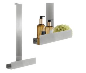 TORI vannas istabas plaukts, matēts niķeļa inoks cena un informācija | Vannas istabas aksesuāri | 220.lv