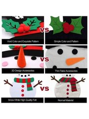 Рождественский снеговик - сделай сам DIY с аксессуарами цена и информация | Развивающие игрушки | 220.lv