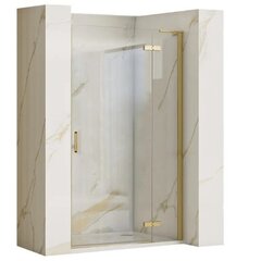 Rea 100 matēta zelta dušas durvis cena un informācija | Dušas durvis, dušas sienas | 220.lv