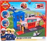 Ugunsdzēsēju stacija un policijas pārvalde 2in1 Fireman Sam + Jupiter transportlīdzeklis cena un informācija | Rotaļlietas zēniem | 220.lv