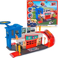 Гараж пожарной и полиции 2в1 Jada Toys Fireman Sam (Пожарный Сэм) цена и информация | Конструктор автомобилей игрушки для мальчиков | 220.lv