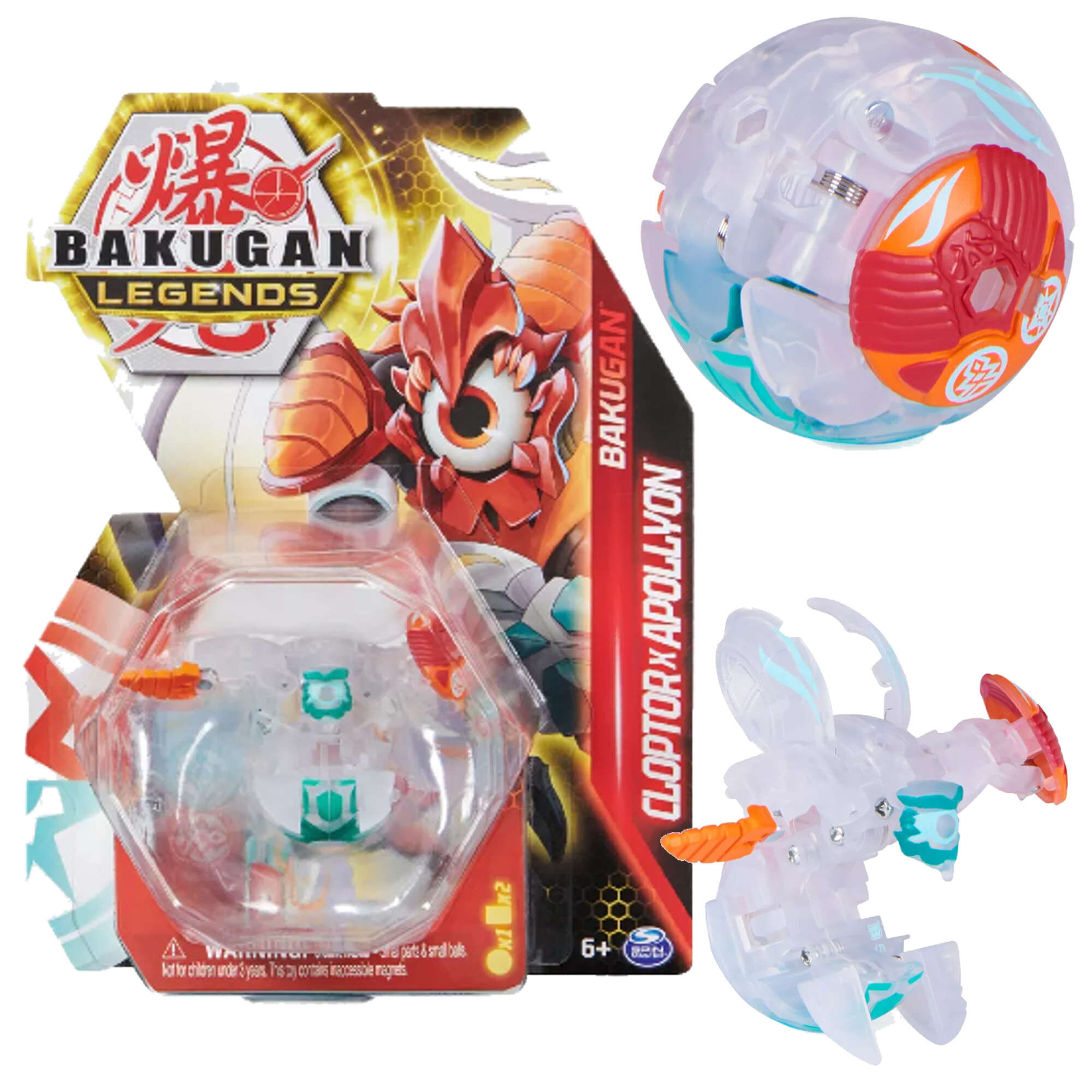 Rotaļlietu komplekts Bakugan Legends Cloptor x Apollyon цена | 220.lv