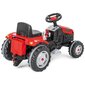 Vienvietīgs bērnu elektriskais traktors 6V Woopie, sarkans cena un informācija | Bērnu elektroauto | 220.lv
