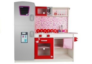 Деревянная мини-кухня для детей Jolie, бело-розовая цена и информация | Игрушки для девочек | 220.lv