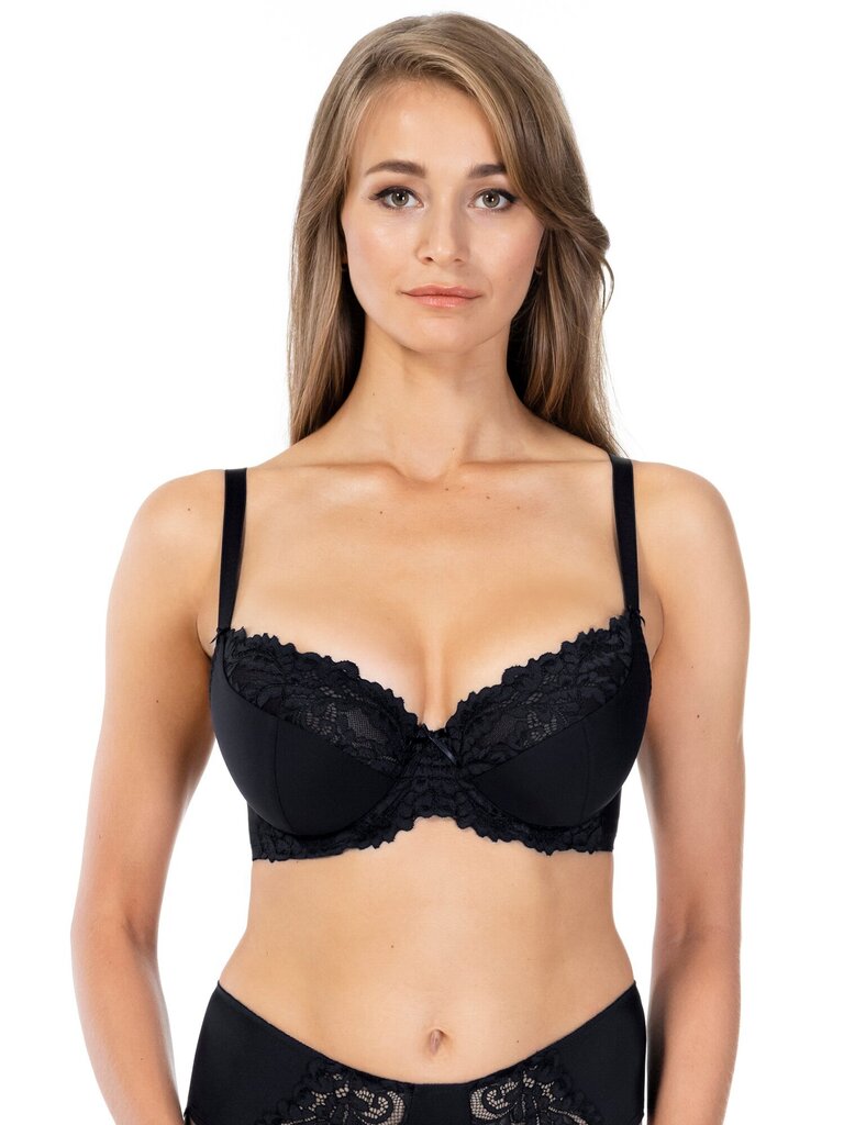 Кrūšturis ar daļēji polsterētiem kausiņiem Lauma Lingerie “Lace Love” цена и информация | Krūšturi | 220.lv