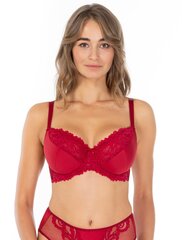 Бюстгальтер для женщин Lauma Lingerie Lace Love, красный цена и информация | Бюстгальтеры | 220.lv