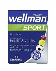 WELLMAN SPORT таблетки, 30 шт. цена и информация | Nav norādīts Витамины, пищевые добавки, препараты | 220.lv