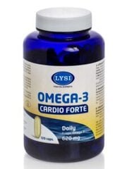 Рыбий жир LYSI Cardio Forte Omega-3, 120 капсул цена и информация | Витамины, пищевые добавки, препараты для иммунитета | 220.lv