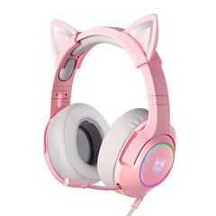 Игровые наушники ONIKUMA K9 Pink RGB цена и информация | Наушники | 220.lv