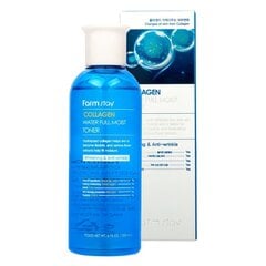 Mitrinošs toniks FarmStay Collagen Water Full Moist Toner, 200 ml cena un informācija | Sejas ādas kopšana | 220.lv