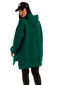 Sieviešu oversize džemperis ar kapuci, ķengurs Mayflies zaļš cena un informācija | Sieviešu džemperi | 220.lv