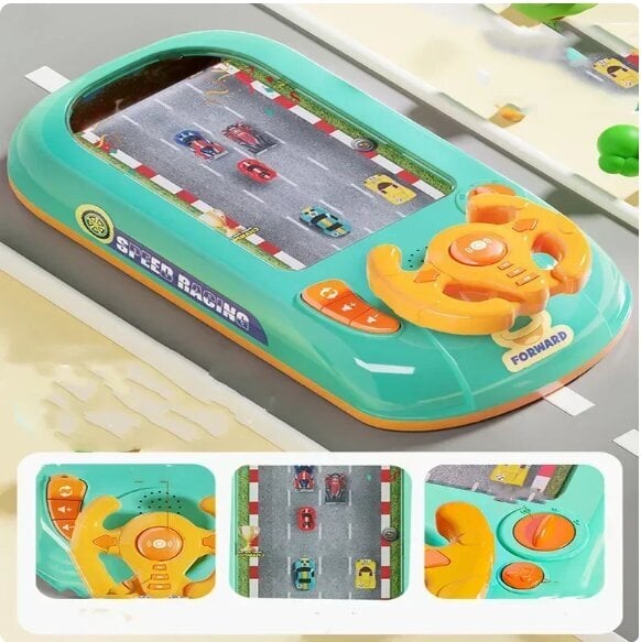 Autosacīkšu trase - simulācijas spēle bērniem Happy People cena un informācija | Rotaļlietas zēniem | 220.lv