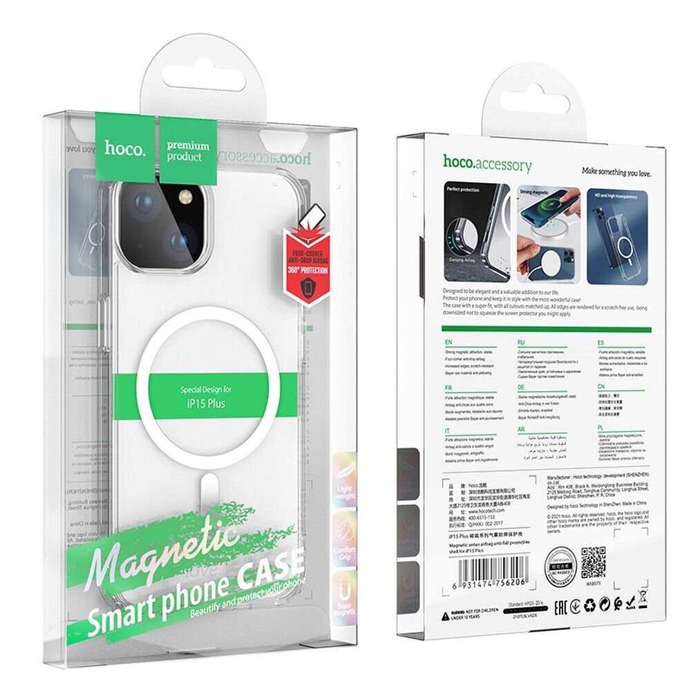 Hoco Magnetic Airbag Anti-fall Case цена и информация | Telefonu vāciņi, maciņi | 220.lv