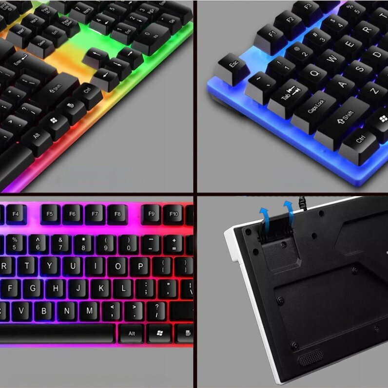 Led spēļu tastatūra FV-Q1S cena un informācija | Klaviatūras | 220.lv