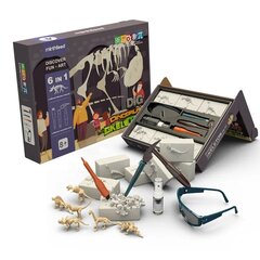 Dinozauru 6in1 zinātniskais fosiliju spēļu komplekts цена и информация | Развивающие игрушки | 220.lv
