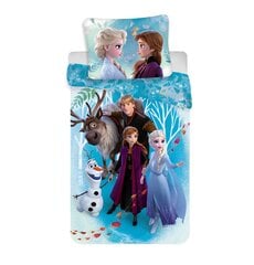 Disney Frozen Bērnu gultas veļas komplekts 140×200 cm, 70×90 cm cena un informācija | Bērnu gultas veļa | 220.lv