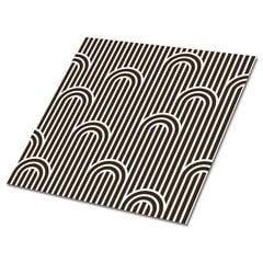 Grīdas flīzes, pašlīmējošas Decormat 30x30cm, 9 gab, abstraktas līnijas cena un informācija | Grīdas flīzes | 220.lv