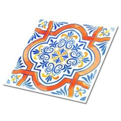 Grīdas flīzes, pašlīmējošas Decormat 30x30cm, 9 gab, azulejos stila grafika цена и информация | Плитка на пол | 220.lv