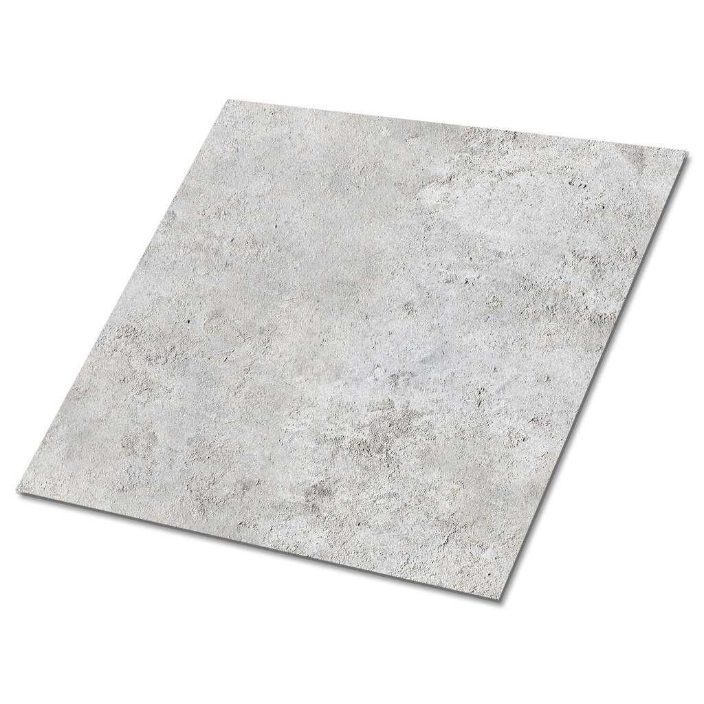 Grīdas flīzes, pašlīmējošas Decormat 30x30cm, 9 gab, betona tekstūra cena un informācija | Grīdas flīzes | 220.lv
