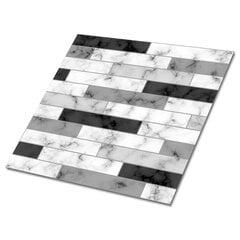 Grīdas flīzes, pašlīmējošas Decormat 30x30cm, 9 gab, marmora flīzes цена и информация | Плитка на пол | 220.lv