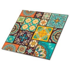 Grīdas flīzes, pašlīmējošas Decormat 30x30cm, 9 gab, patchwork цена и информация | Плитка на пол | 220.lv