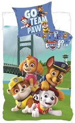 Paw Patrol Go Team Bērnu gultas veļas komplekts 140x200cm, 70x90 cm цена и информация | Детское постельное бельё | 220.lv